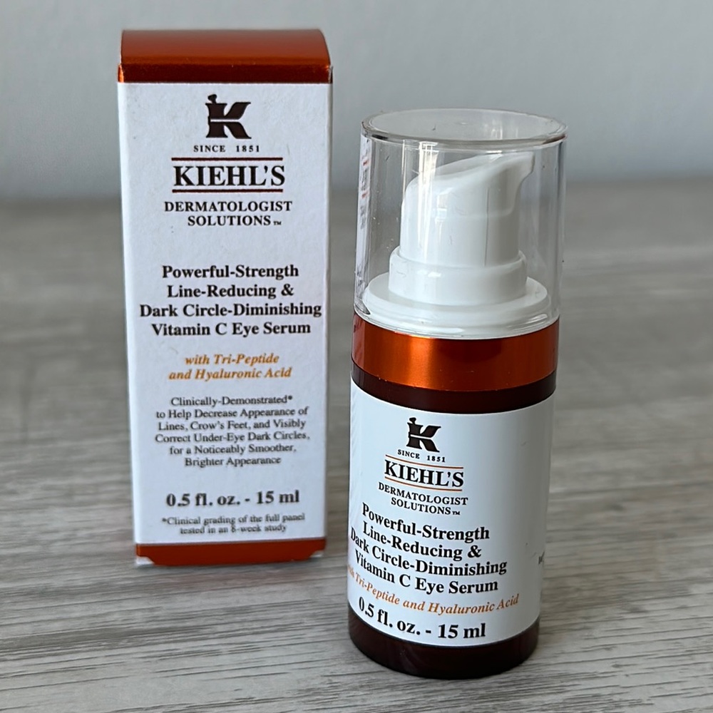 Kiehl’s Powerful-Strength Dark Circle Reducing Vitamin C Eye Serum NEW